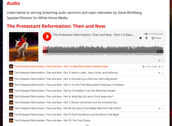 “The Protestant Reformation: Then and Now” (LISTEN NOW)