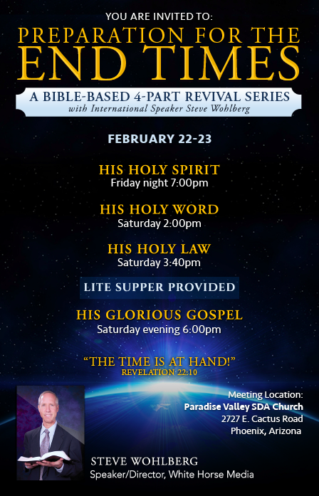 Watch LIVE our End-Times Revival Series this Weekend! (Feb. 22,23)