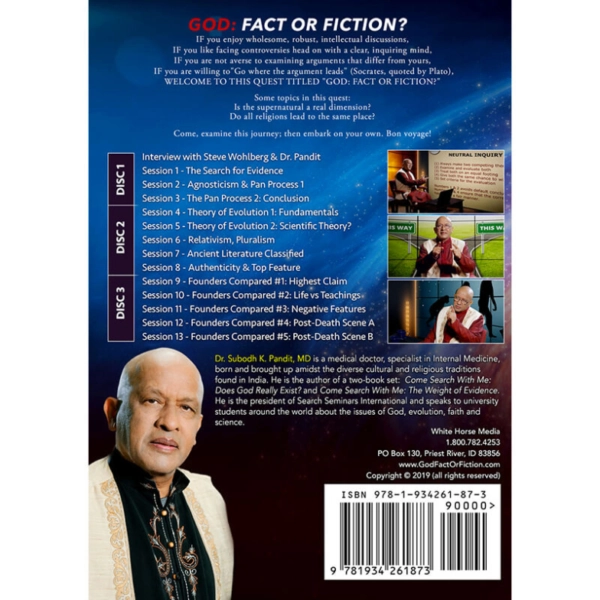 God: Fact or Fiction? Back Cover