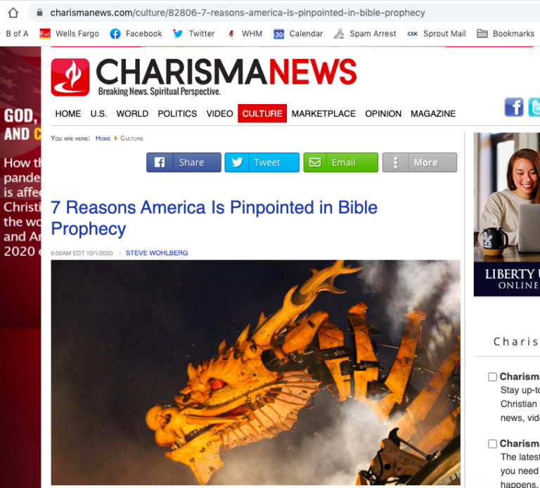 Exciting Report! USA in Prophecy Goes Mainstream