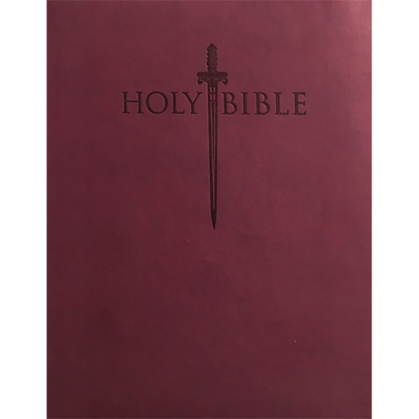KJVER THINLINE Sword Study Bible/Personal Size-Burgundy Ultrasoft (NON-INDEXED)