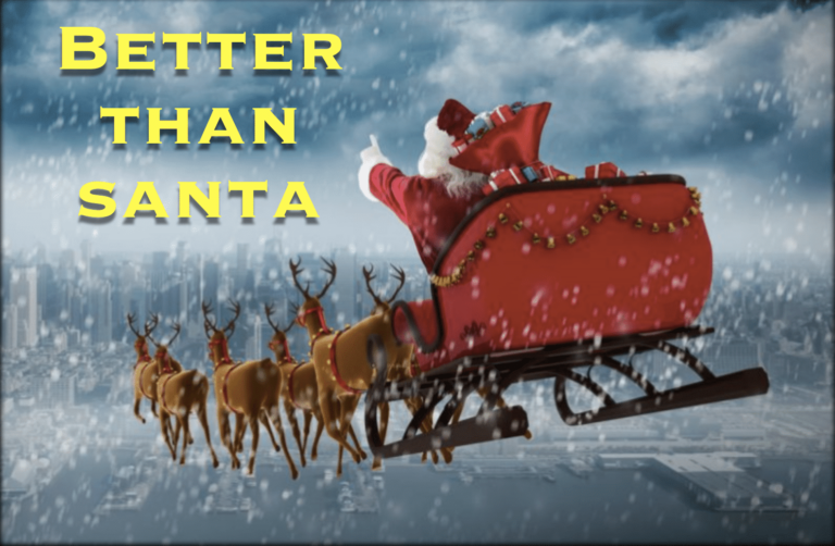 December WHM Message: “Better than Santa”