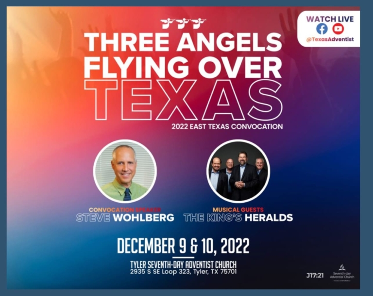 CORRECTED LINK: Three Angels Flying Over Texas (Livestream) Dec. 9,10