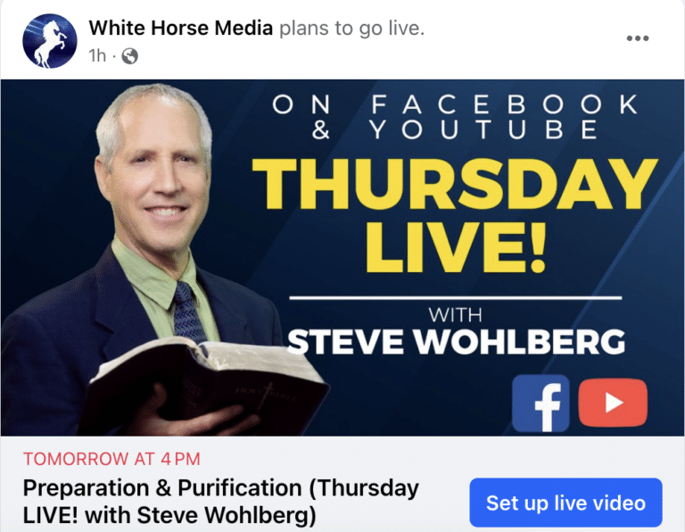 April 11 Thursday LIVE: Preparation & Purification To Meet Jesus Christ
